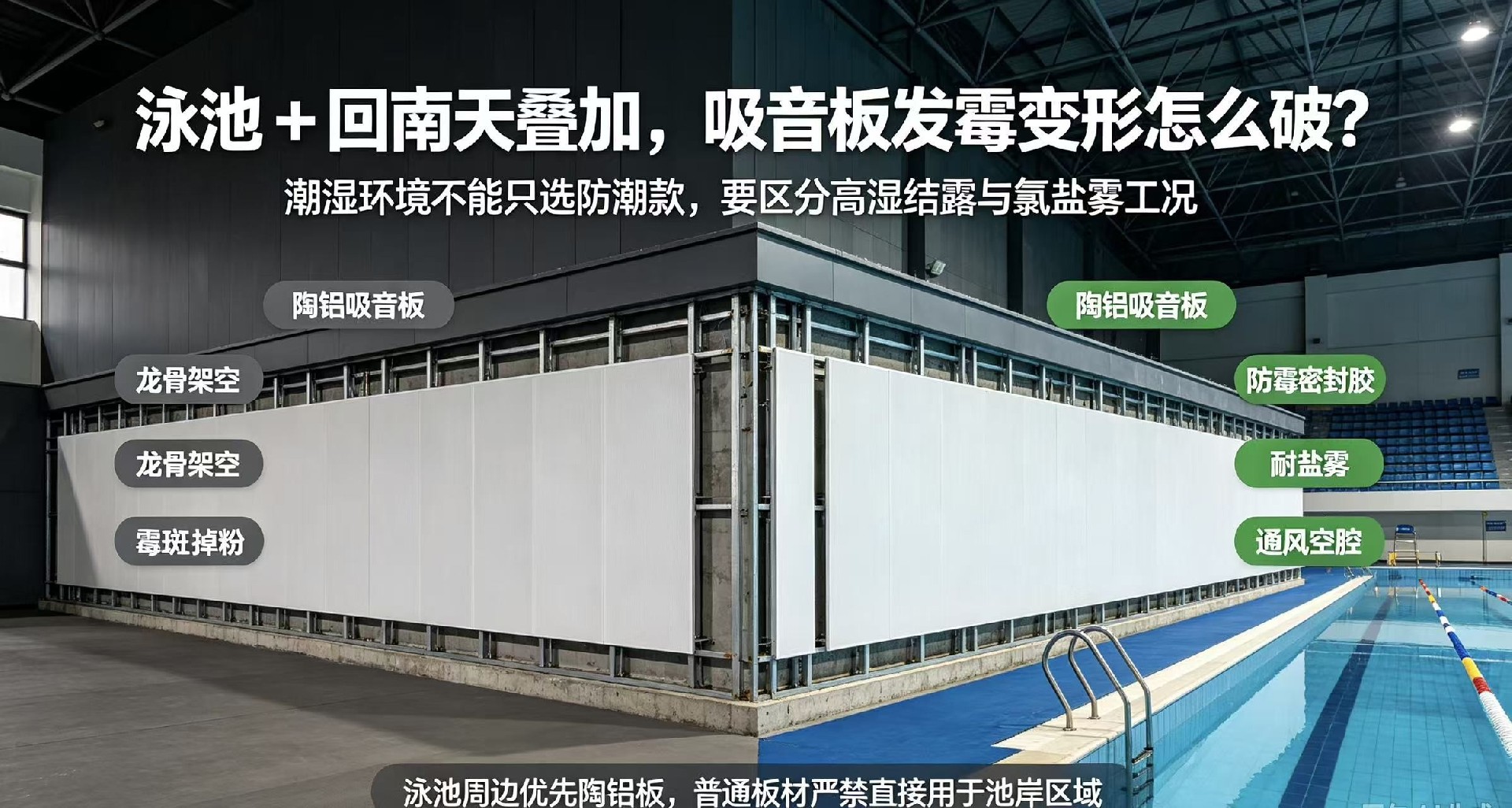 吸音板價差幾十到三百，采購只對比板材單價行嗎？